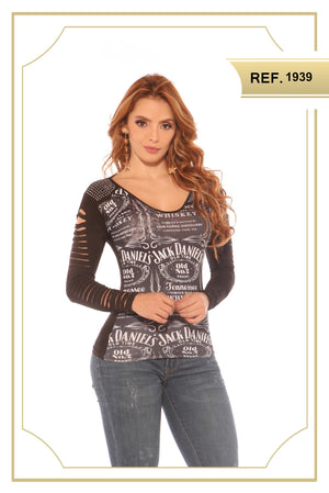 Ref. 004 -1939 Blusa Cereza - Ropa Colombiana