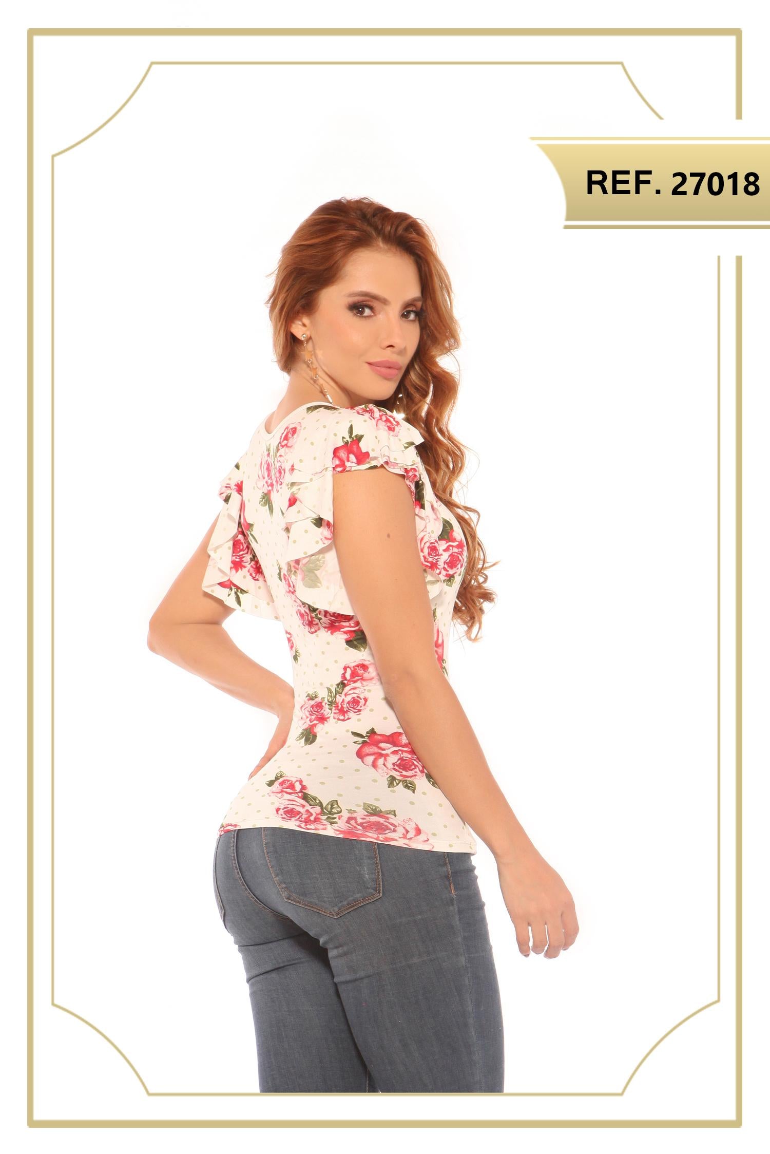 Ref. 004 -27018 Blusa Sexy - Ropa Colombiana