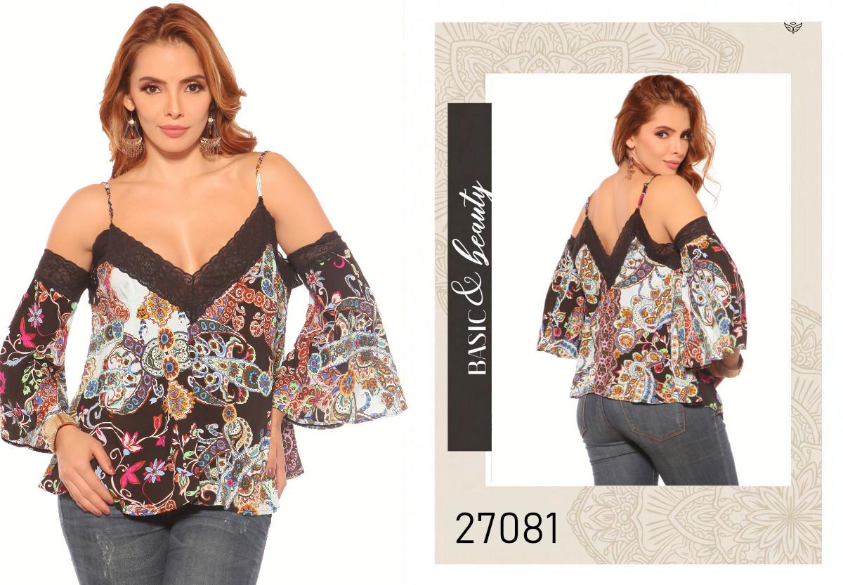 Ref. 004 -27081 Blusa sexy - Ropa Colombiana