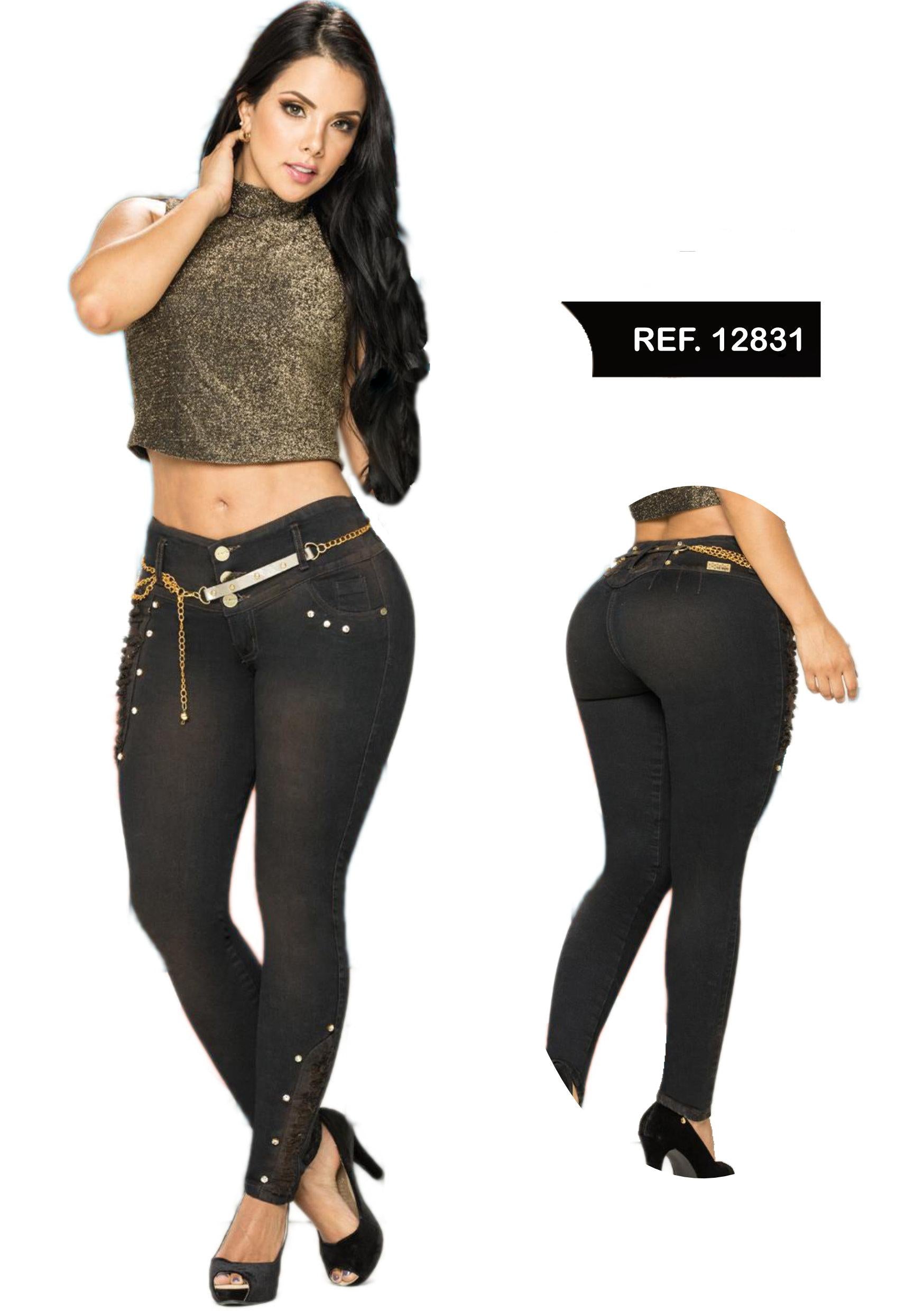 Ref. 001 -12831 Jeans Sin Bolsillos - Ropa Colombiana