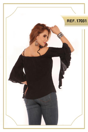 Ref. 004 -17031 BLUSA COLOMBIANA DAMA - Ropa Colombiana