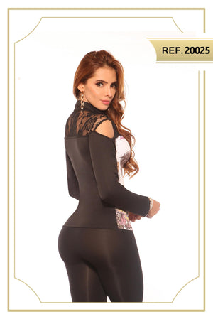 Ref. 004 -20025 Blusa Manga larga - Ropa Colombiana