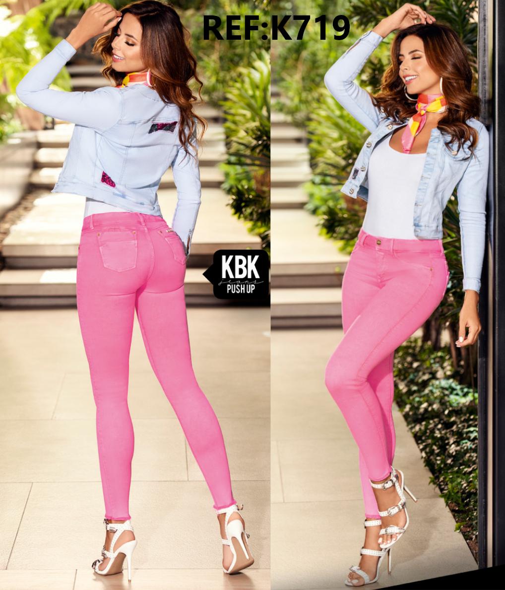 Ref. 050 -K719 Vaqueros Efecto Push Up hechos en Colombia - Ropa Colombiana