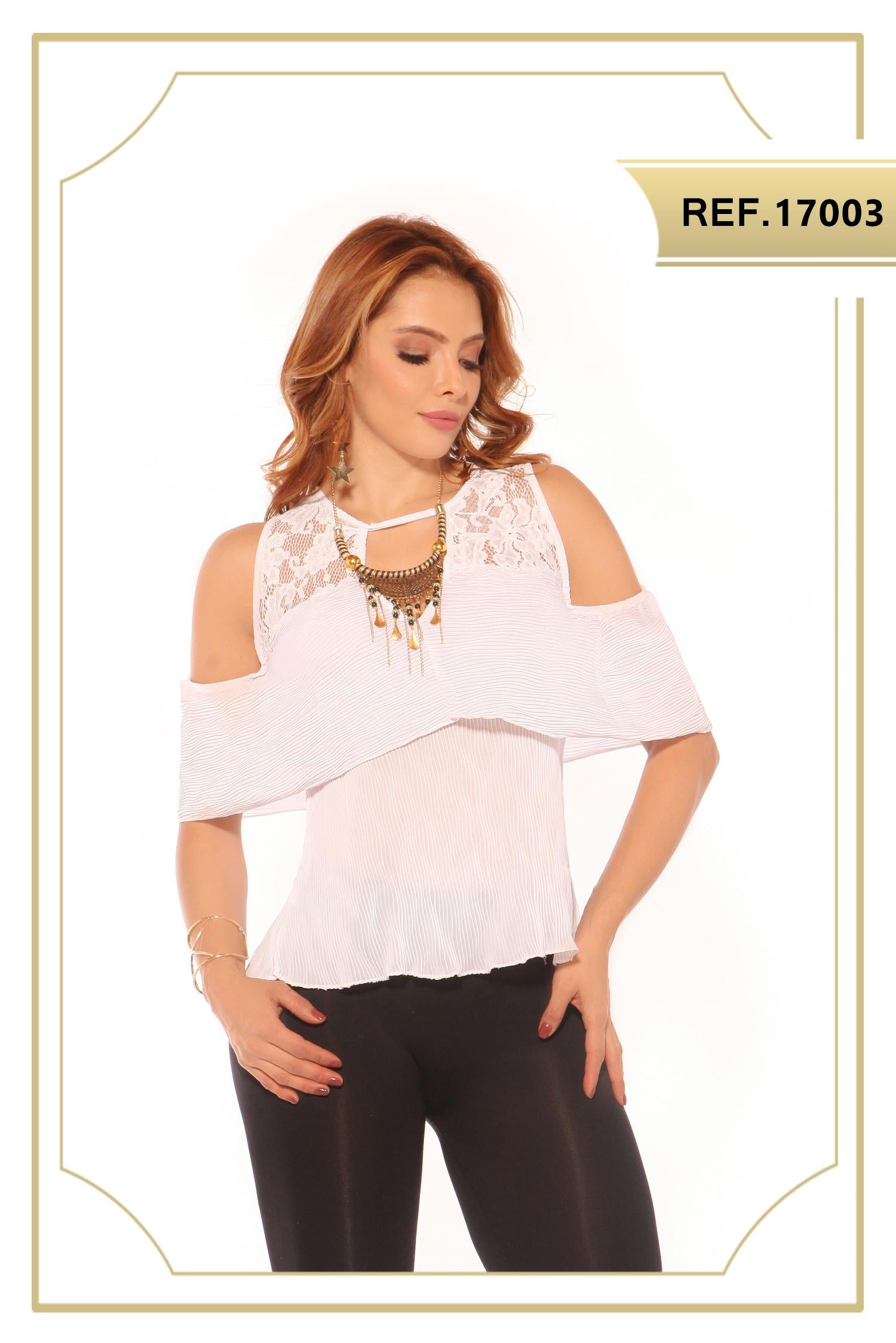 Ref. 015 -17003-PICARESKA BLUSA COLOMBIANA - Ropa Colombiana