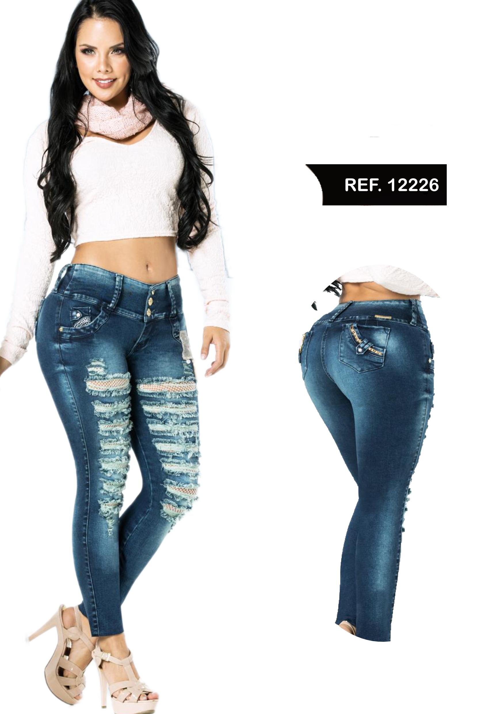 Ref. 001 -12226 Jean levantacola - Ropa Colombiana