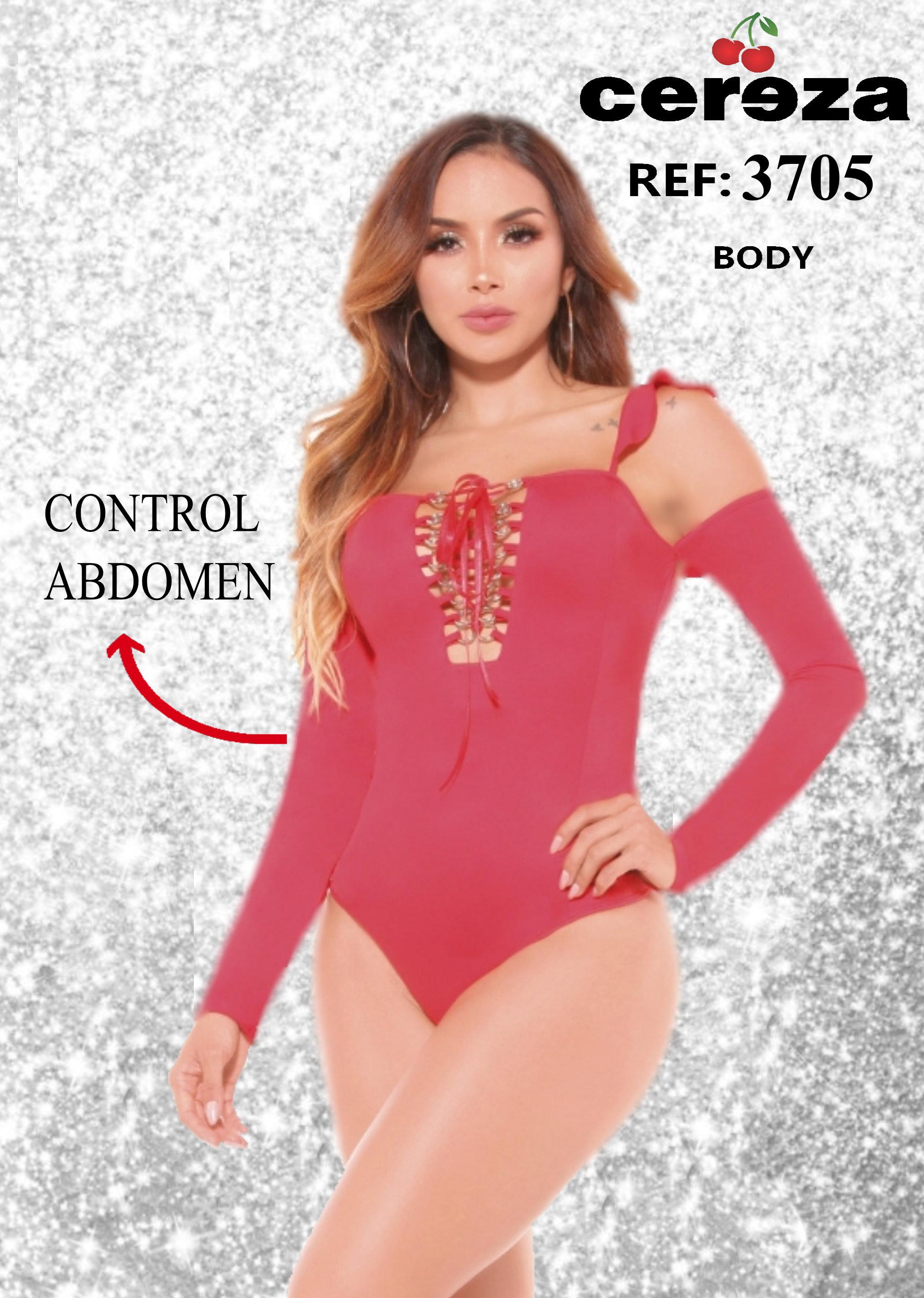 Ref. 004 -3705 Body sexy con refuerzo interno - Ropa Colombiana