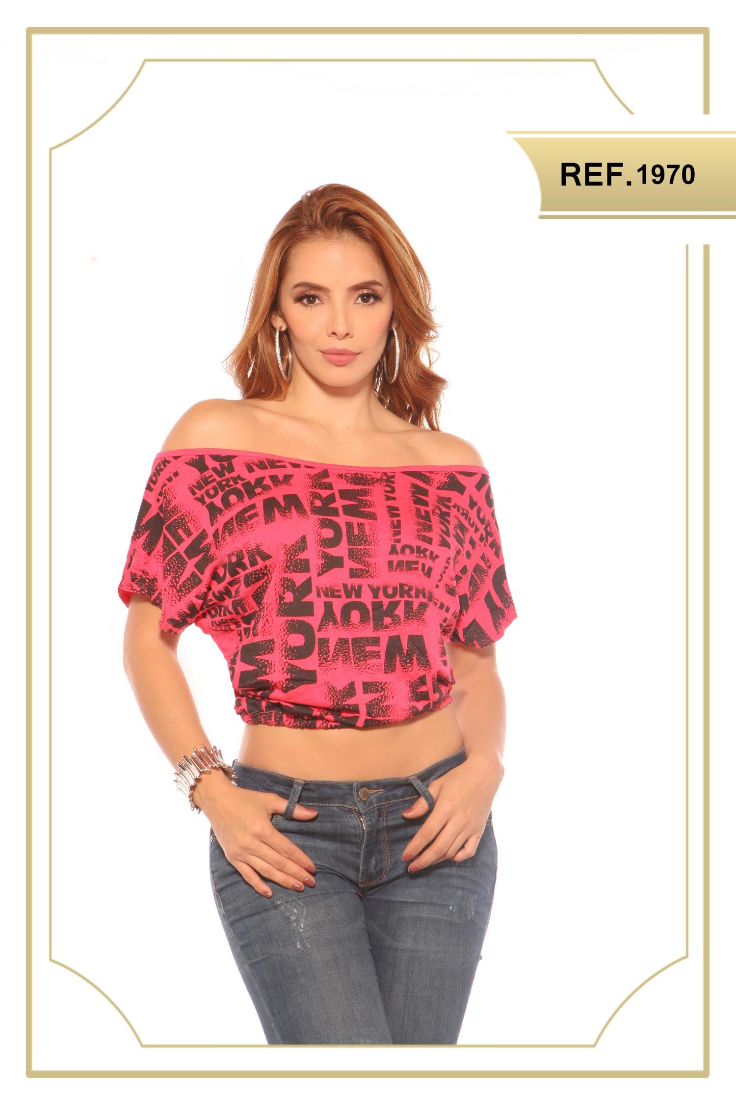 Ref. 004 -1970 Blusa sexy dama - Ropa Colombiana