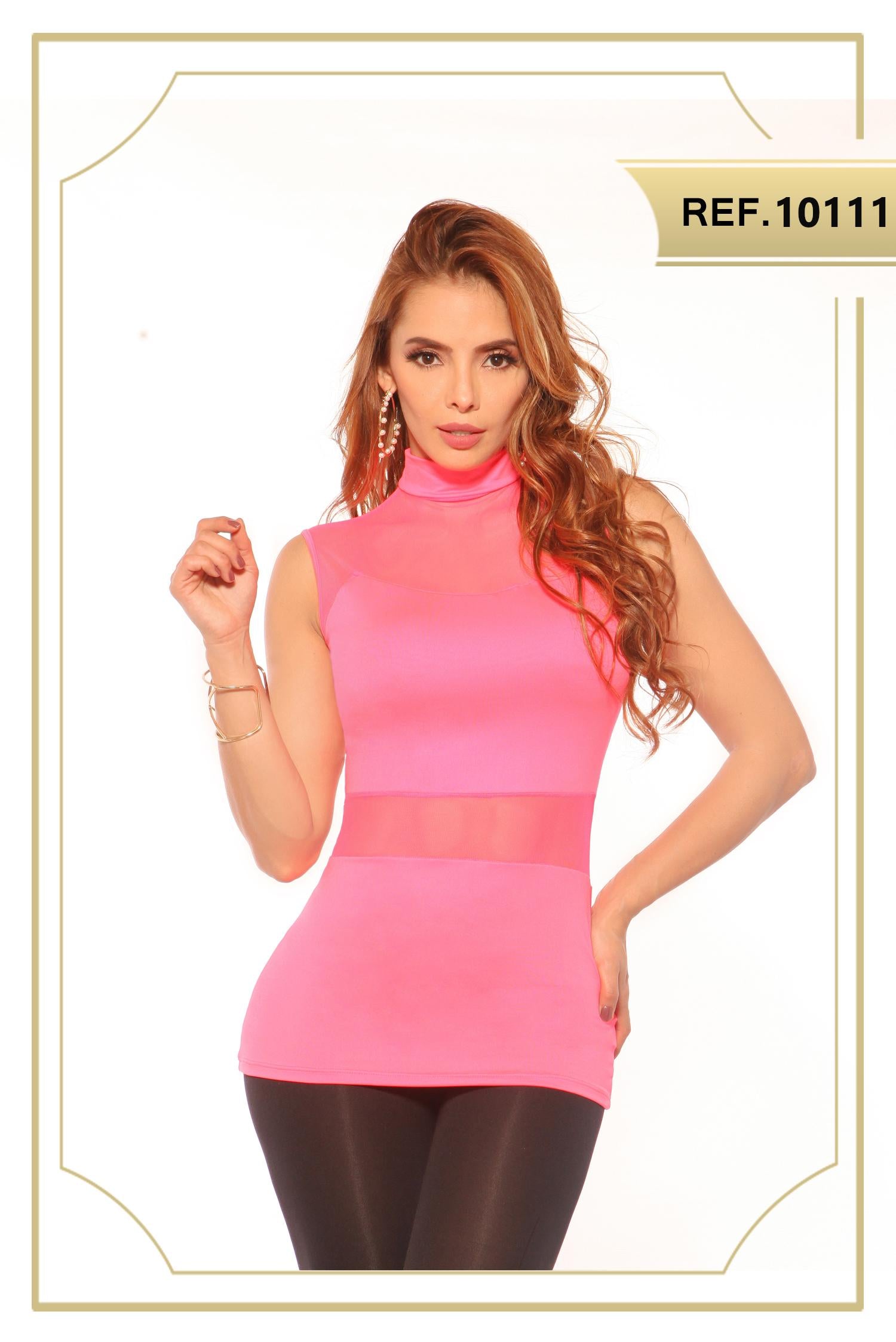 Ref. 004 -10111 BLUSA SEXY DAMA CEREZA - Ropa Colombiana
