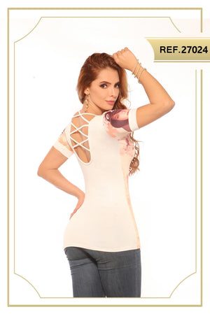 Ref. 004 -27024 Blusa sexy - Ropa Colombiana