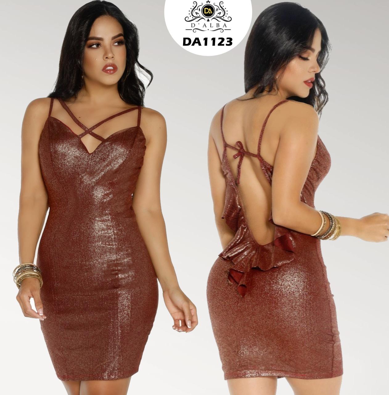 Ref. 058 -DA1123 Vestido corto - Ropa Colombiana