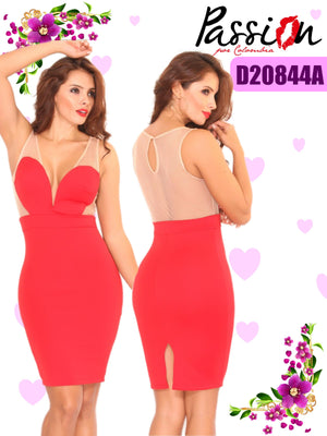 Ref. 003 -D20844A Vestido Sexy Dama - Ropa Colombiana
