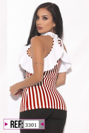 Ref. 004 -3301 Blusa Sexy - Ropa Colombiana