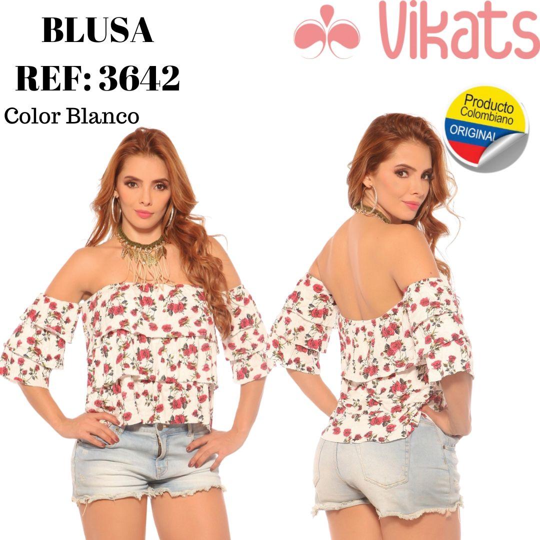 Ref. 015 -3642 Blusa sexy - Ropa Colombiana