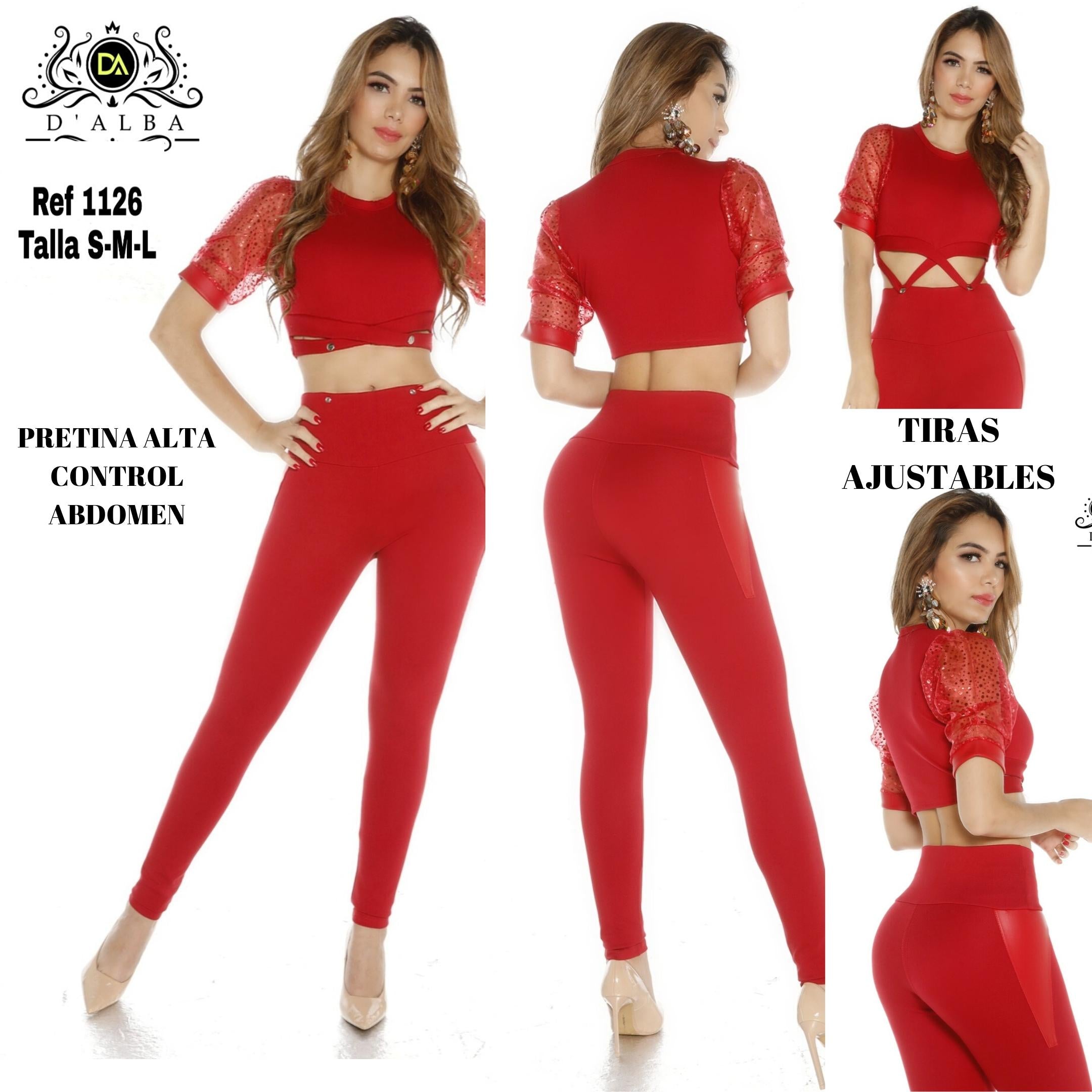 Ref. 058 -DA1126 Conjunto colombiano de pantalon