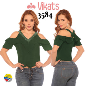Ref. 015 -3584 Blusa Sexy - Ropa Colombiana