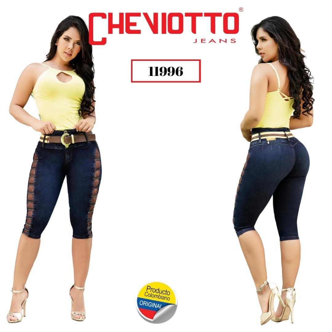 Ref. 001 -11996 Capri vaquero colombiano marca CHEVIOTTO - Ropa Colombiana