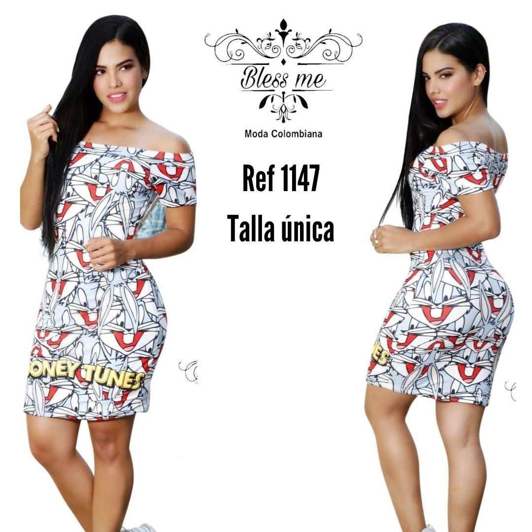 Ref. 058 -BM1147 VESTIDO CONEJO BUGS BUNNY - Ropa Colombiana