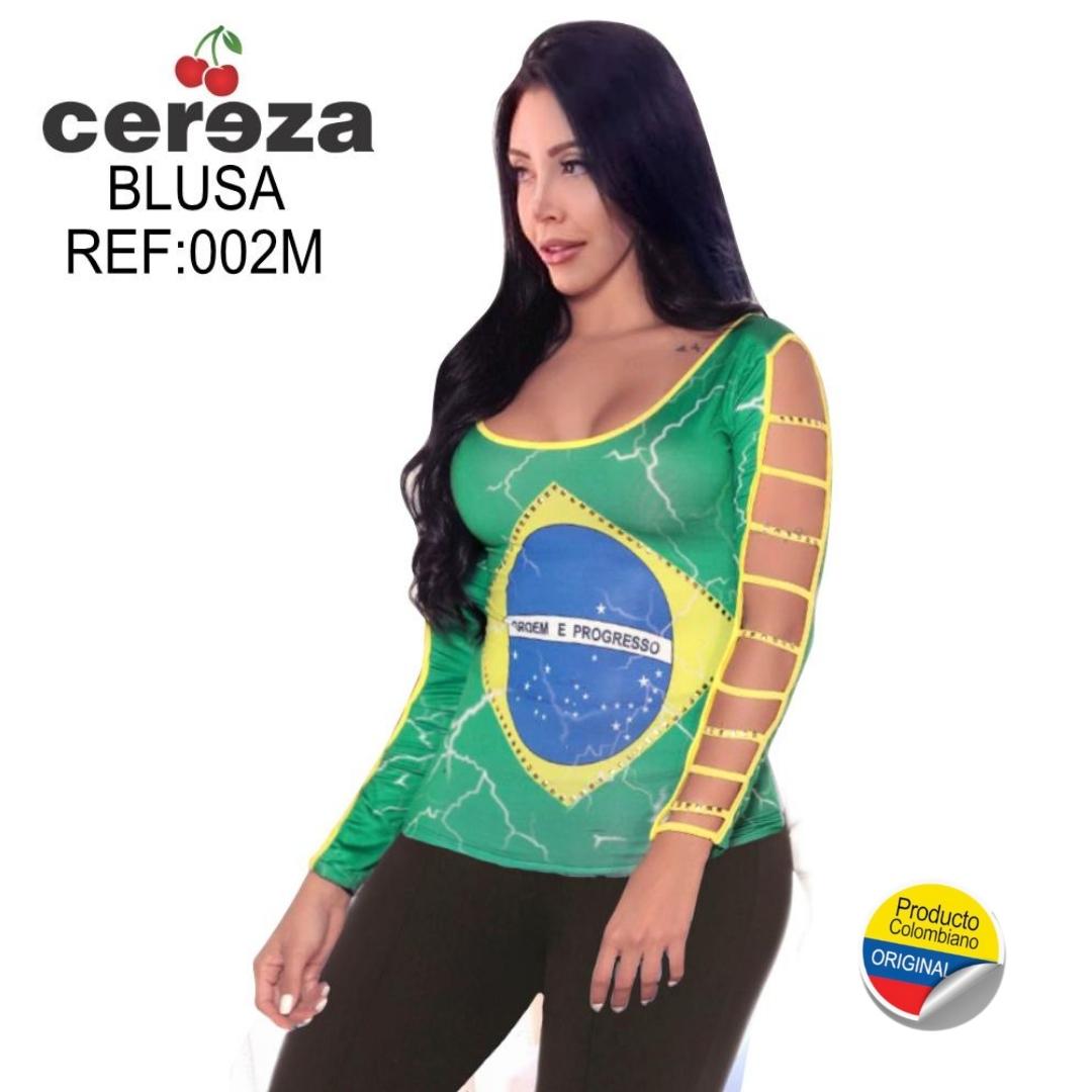 Ref. 004 -002M Blusas sexy - Ropa Colombiana