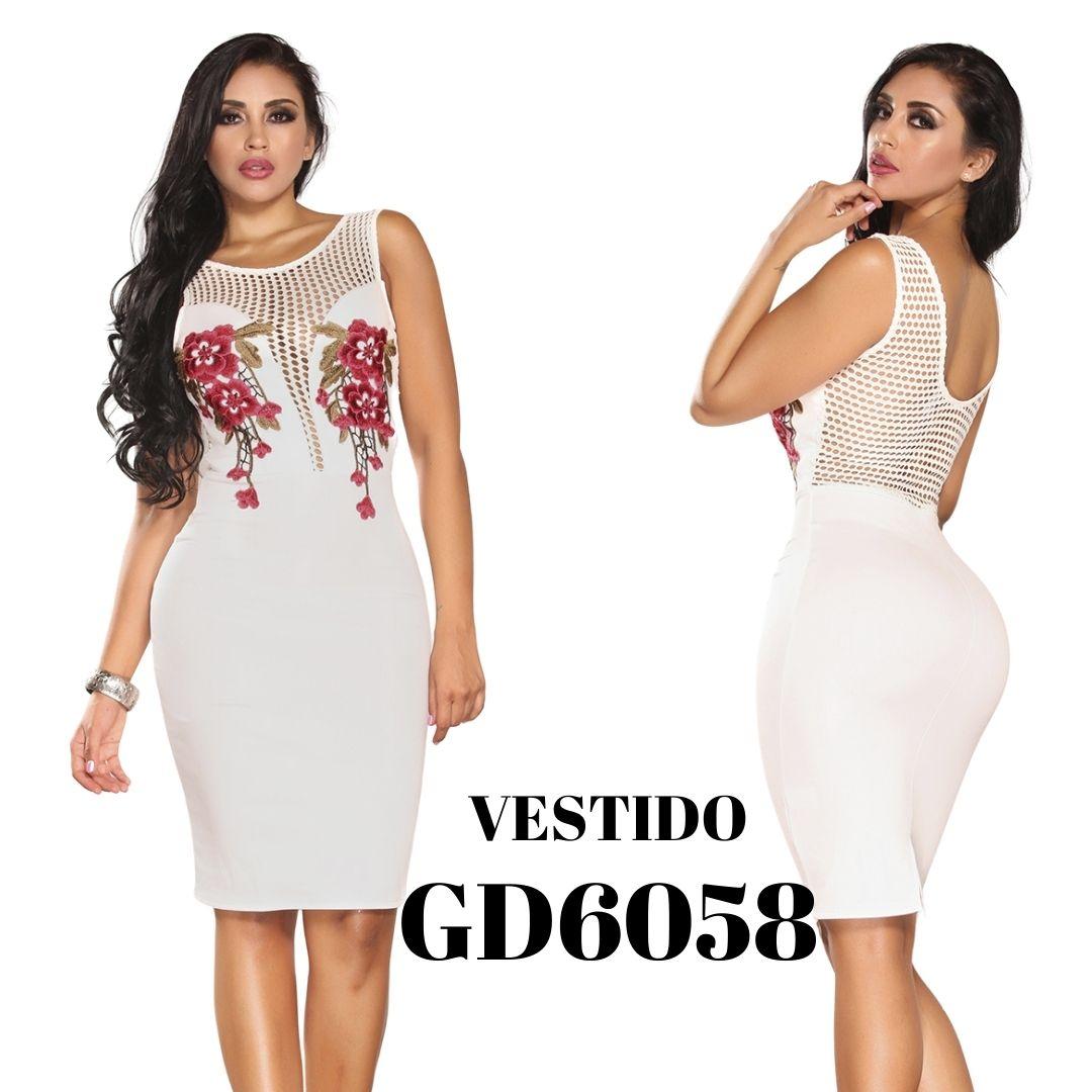 Ref. 003 -GD6058 Vestido de Fiesta - Ropa Colombiana