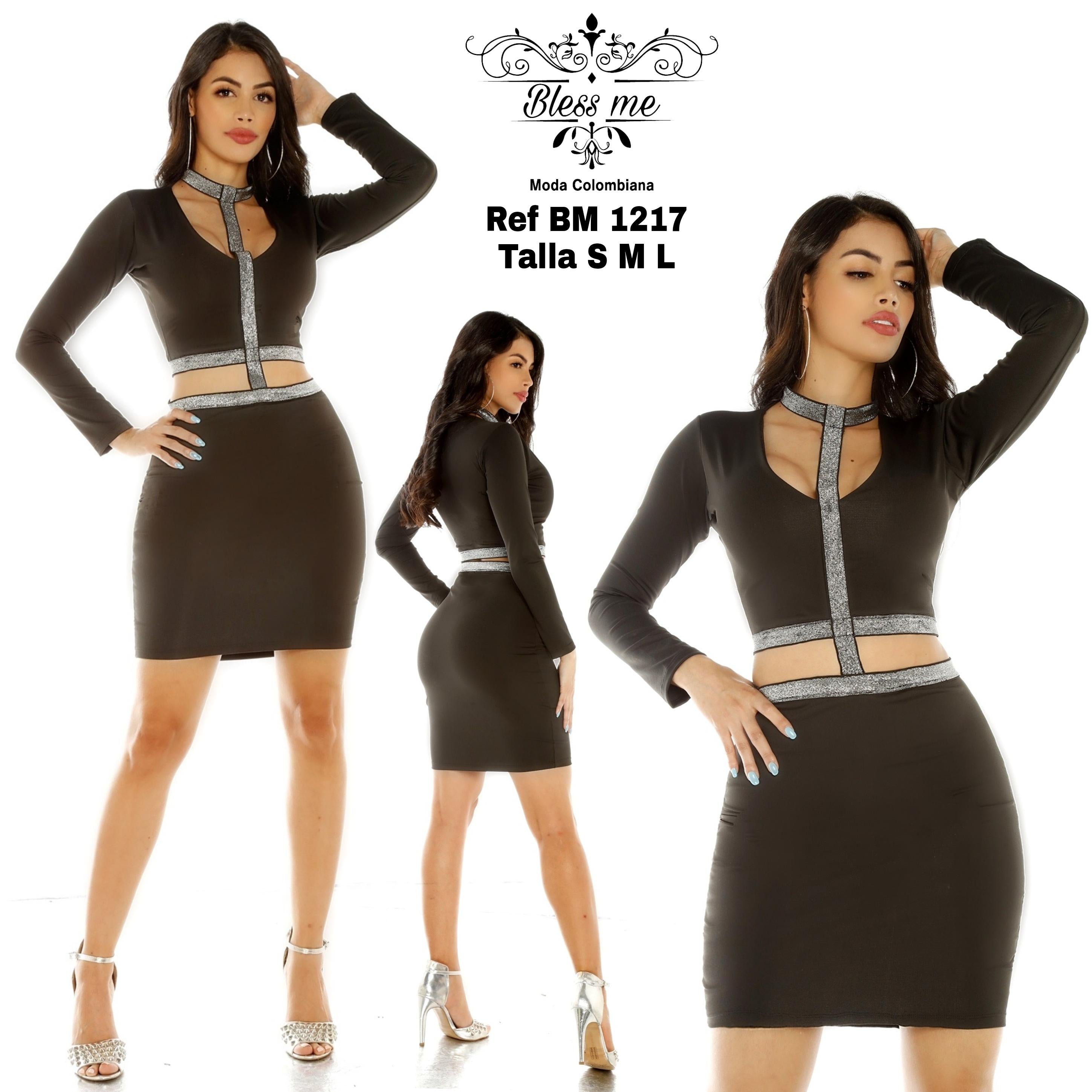 Ref. 058 -BM1217 Vestido de Moda - Ropa Colombiana