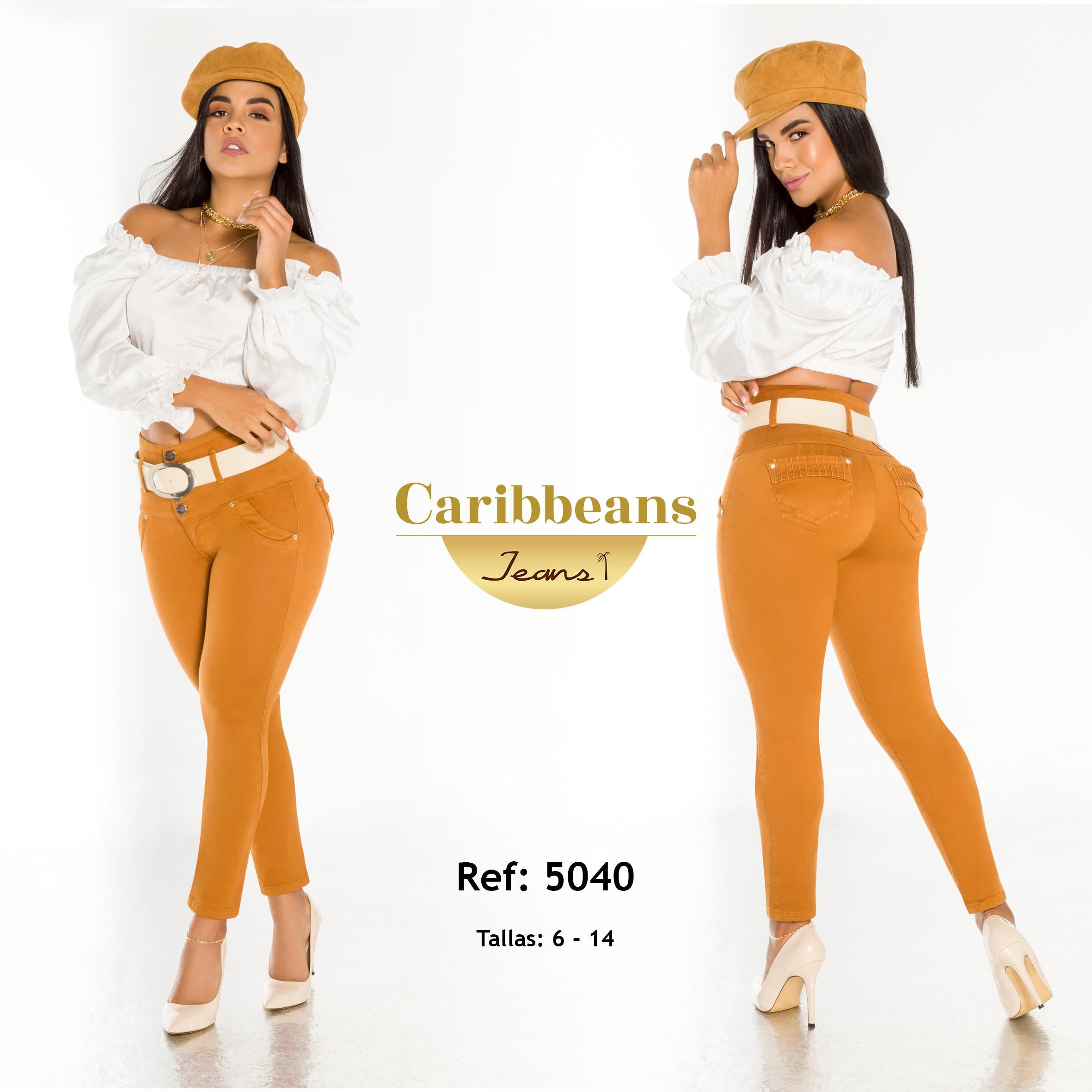Ref. 041 -CB5040 Jeans Levantacola originales Colombianos