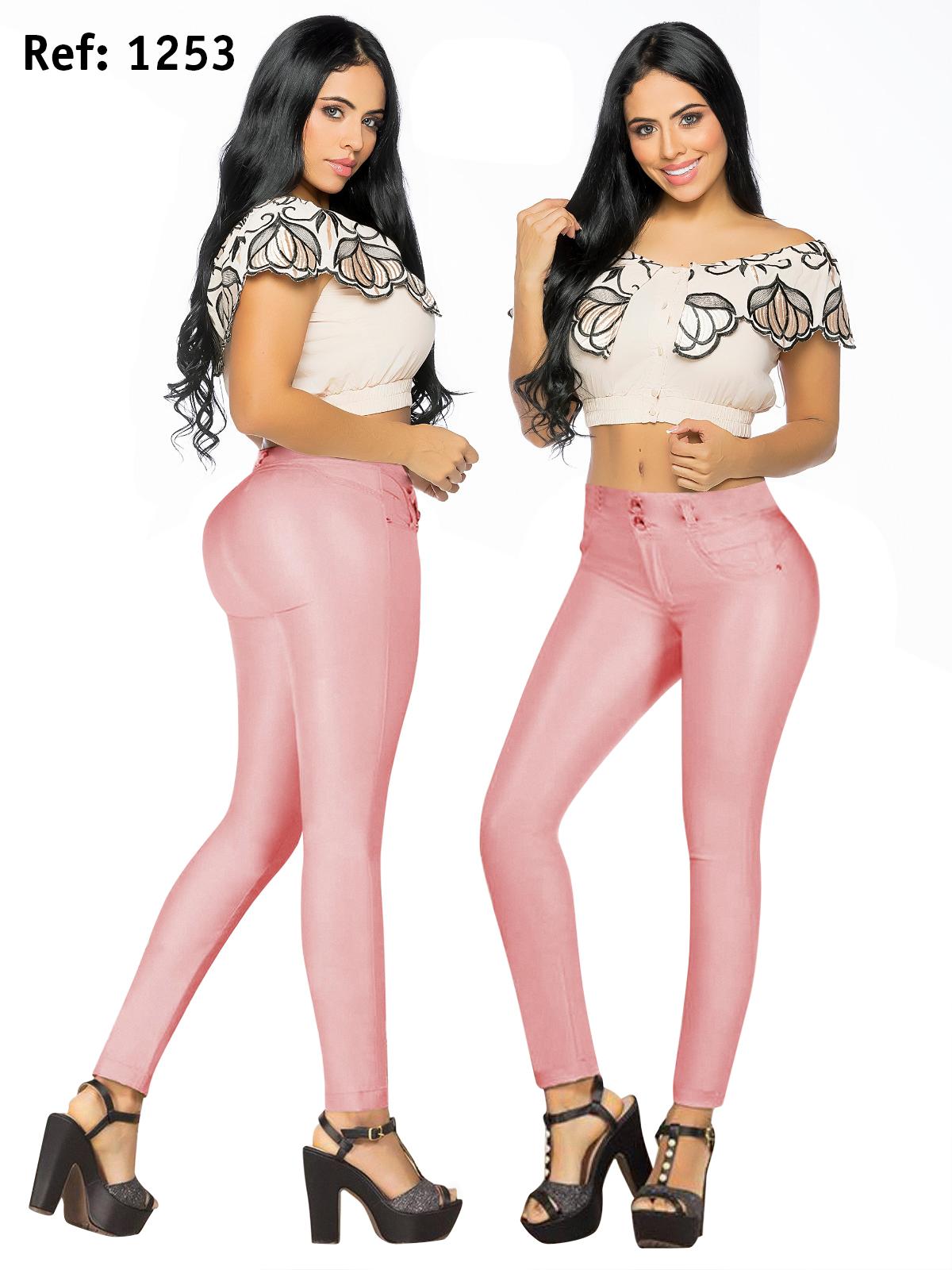 Ref. 056 -1253 Pantalon Dama Estilo Cuerina - Ropa Colombiana