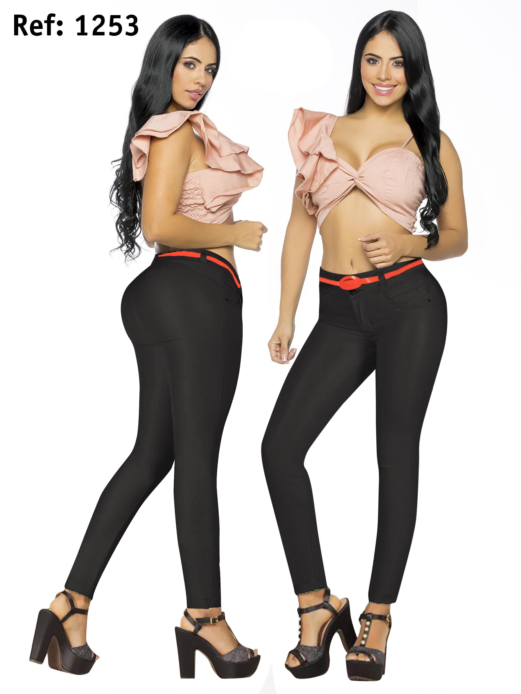 Ref. 056 -1253 Pantalon Dama Estilo Cuerina - Ropa Colombiana
