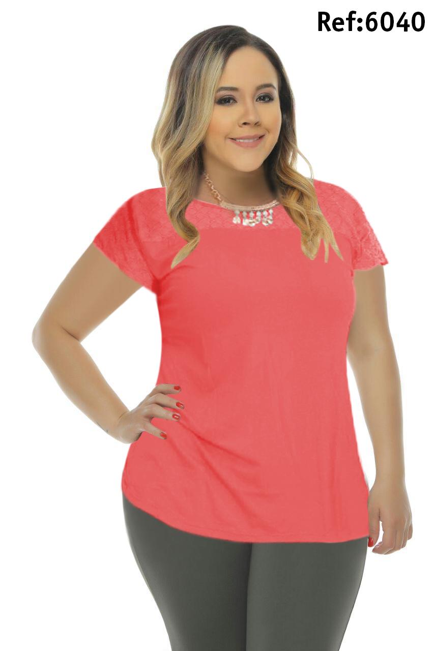 Ref. 005 -6040 Blusa Bambu talla grande - Ropa Colombiana
