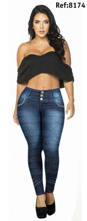 Ref. 001 -8174 Jean Cheviotto - Ropa Colombiana