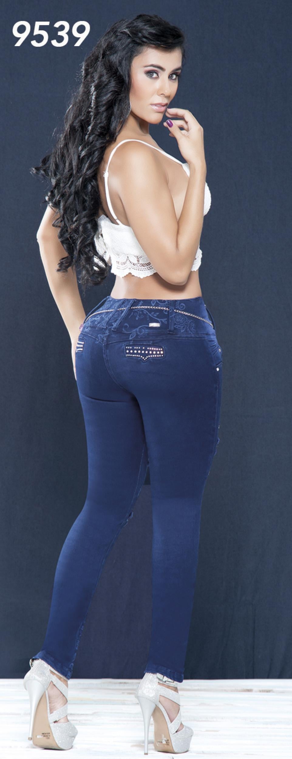 Ref. 001 -9539 Jean Destellos Nocturnos - Ropa Colombiana