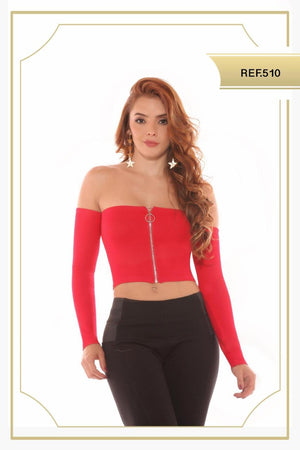Ref. 003 -0674 Blusa espectacular - Ropa Colombiana