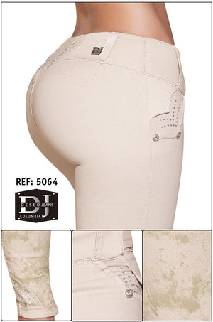 Ref. 006 -5064-1 Jean Levantacola Colombiano - Ropa Colombiana