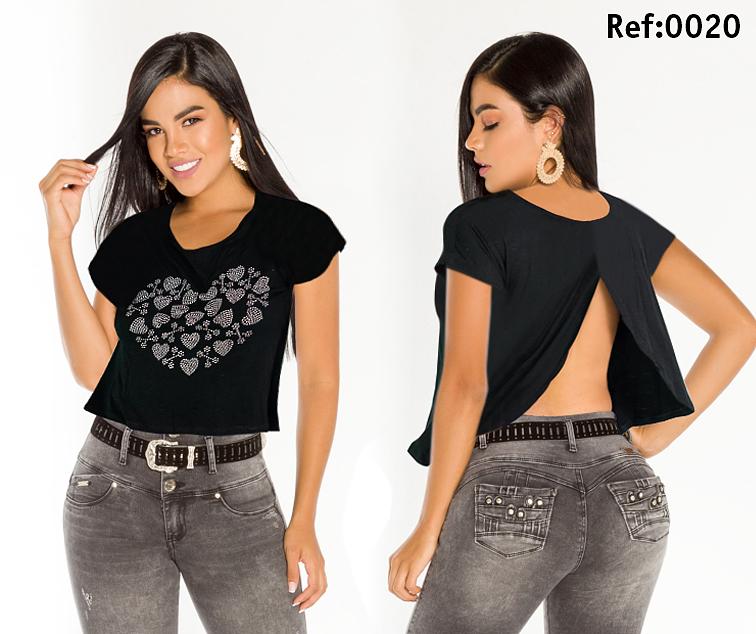 Ref. 003 -0020 PROMO Blusa Promocion Dama - Ropa Colombiana