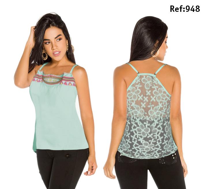 Ref. 015 -948 BLUSA DAMA - Ropa Colombiana