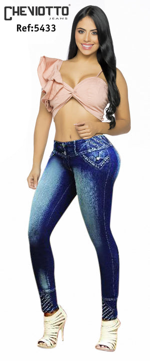 Ref. 001 -5433 Jean colombiano levanta cola - Ropa Colombiana