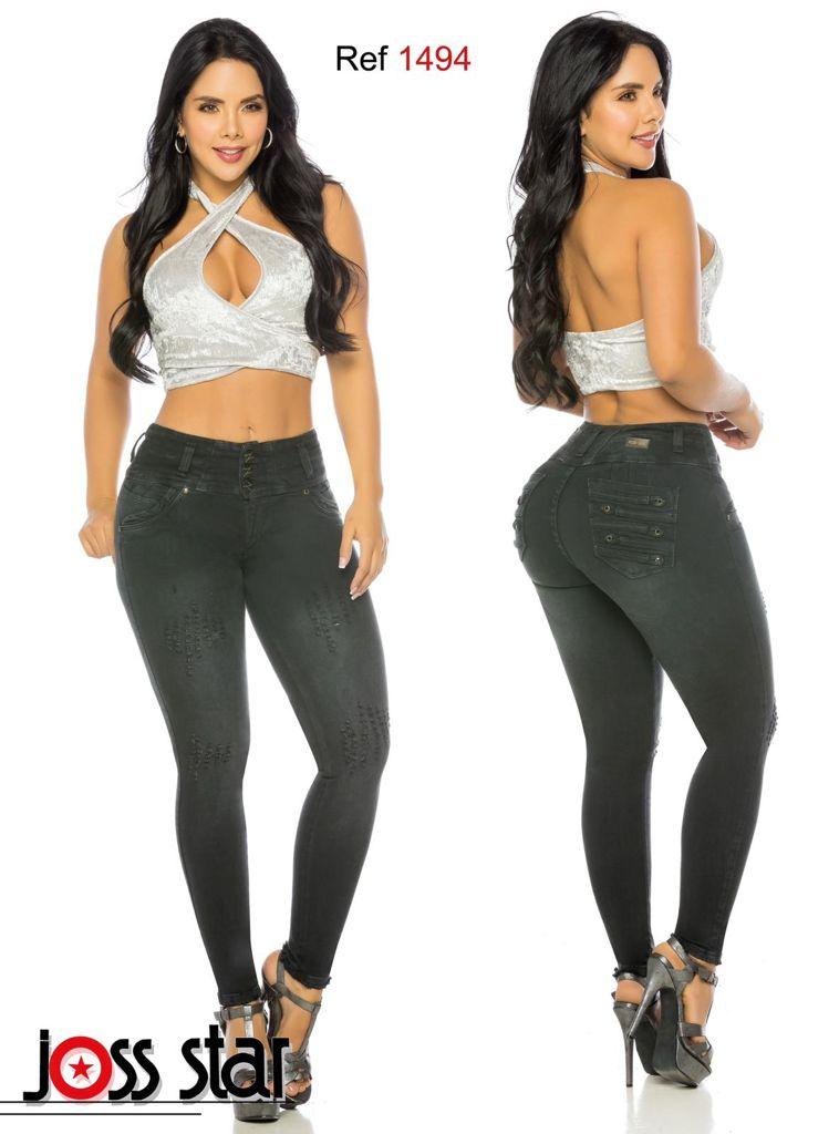 Ref. 051 -1494 Pantalones Vaqueros Colombianos levantacola - Ropa Colombiana