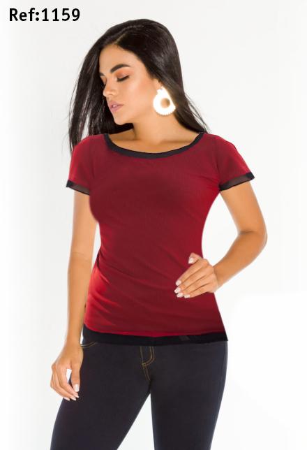 Ref. 004 -1159 Blusa Americana - Ropa Colombiana
