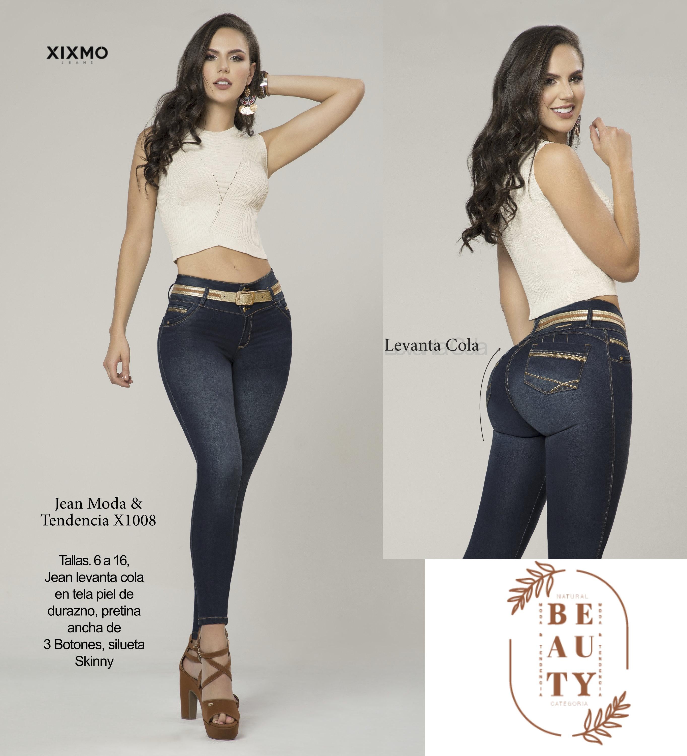 Ref. 072 -X1008 Push up Colombian Jeans