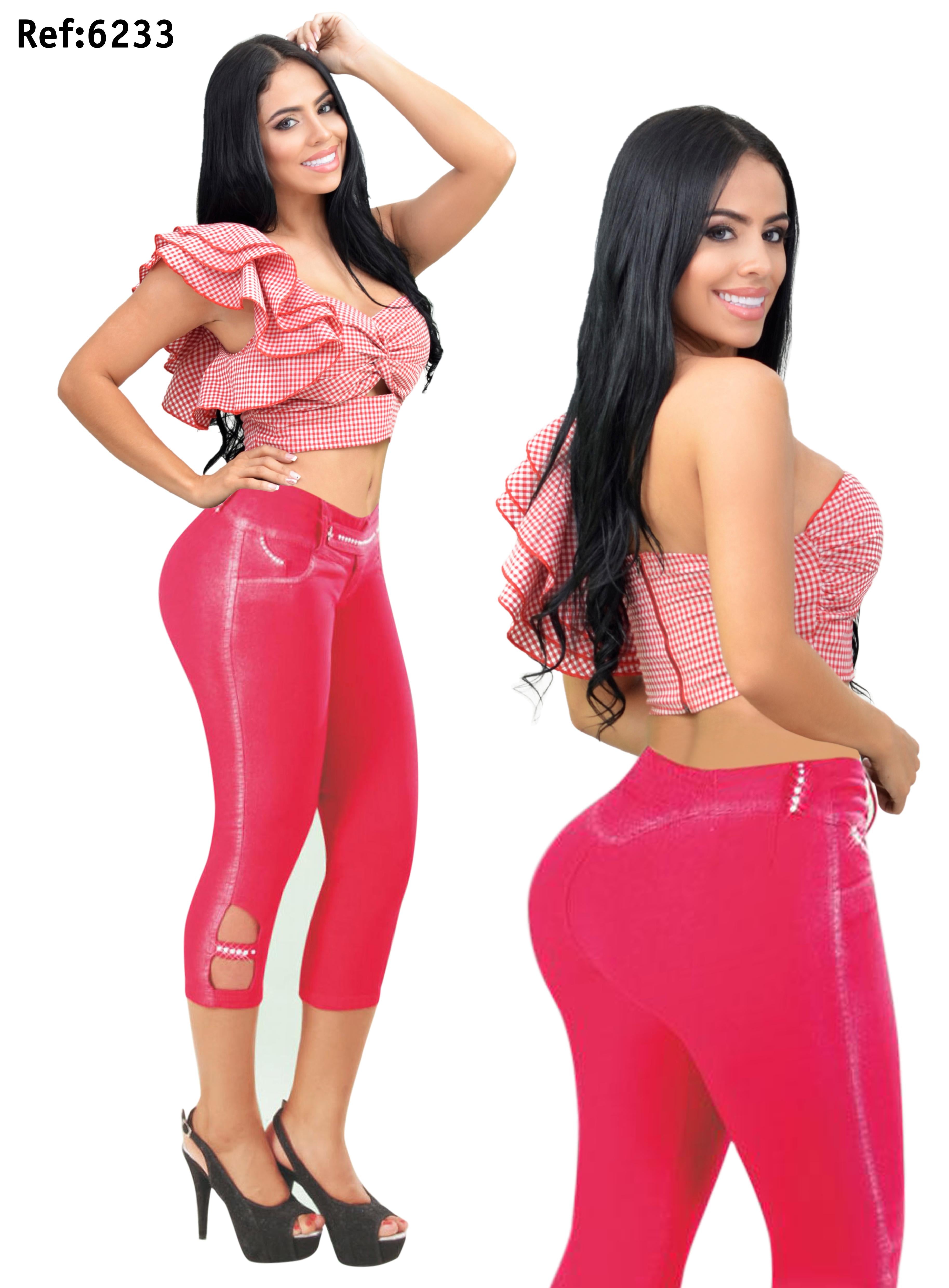 Ref. 001 -6233 Capri Colombiano Levantacola - Ropa Colombiana
