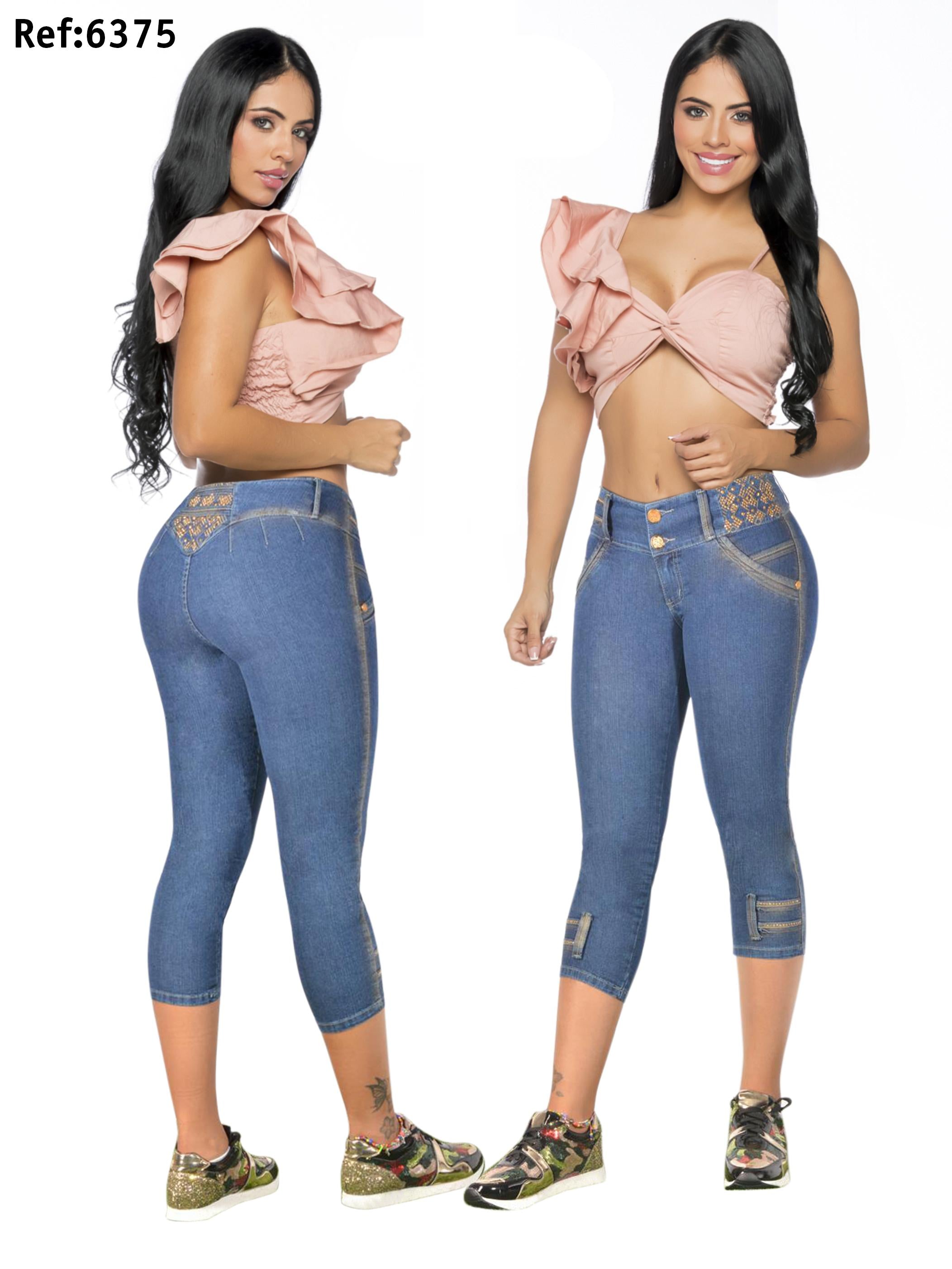 Ref. 001 -6375Chevi Capri Levantacola Colombiano - Ropa Colombiana