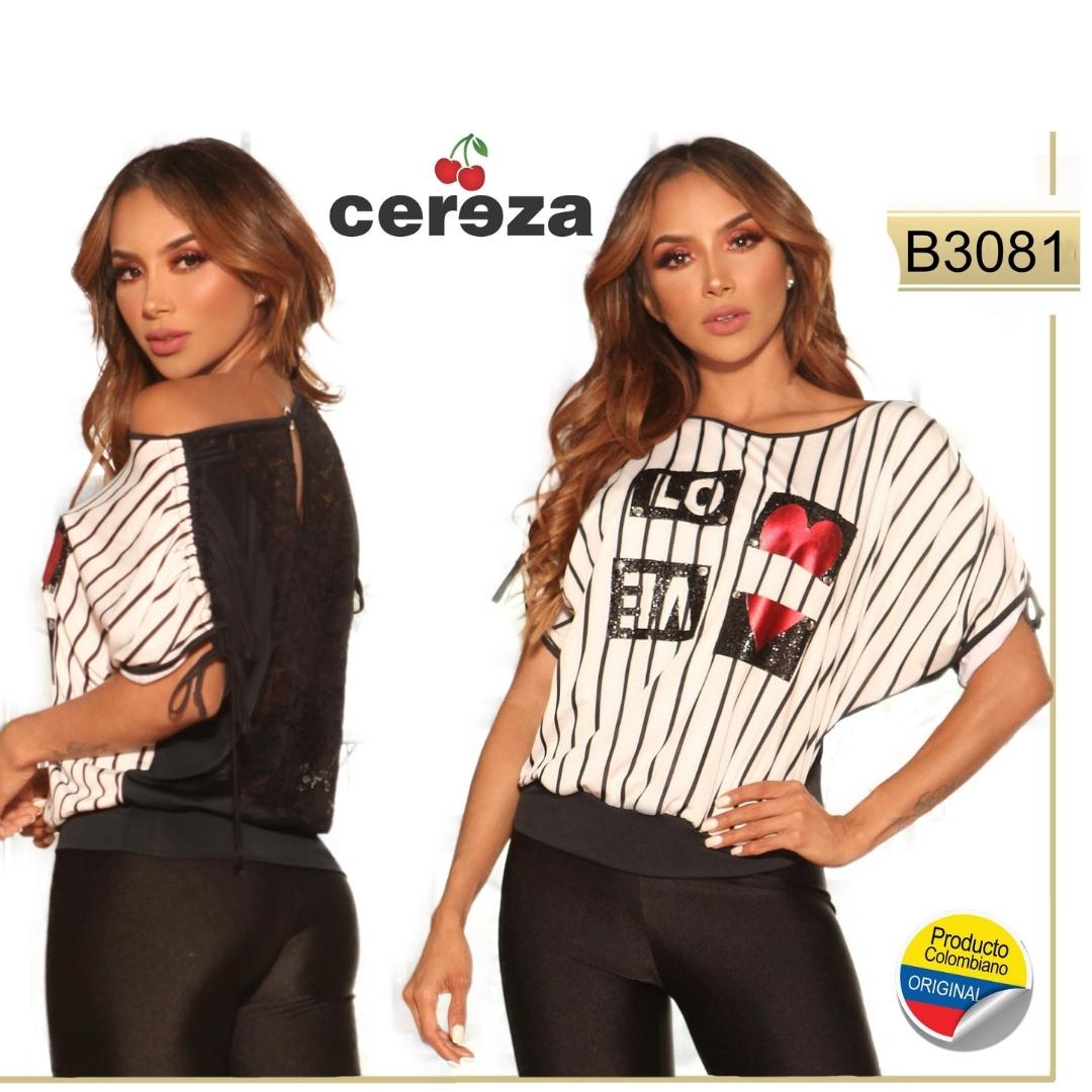 Ref. 004 -B3081 Blusa colombiana de moda - Ropa Colombiana