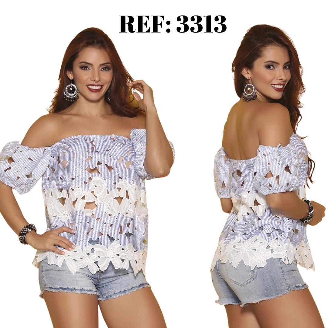 Ref. 003 -3313 Blusas Amaricanas Dama - Ropa Colombiana