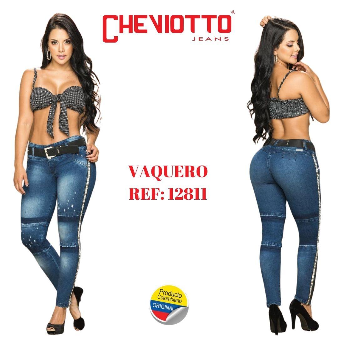 Ref. 001 -12811 Jeans Levanta Cola Colombiano de Moda - Ropa Colombiana