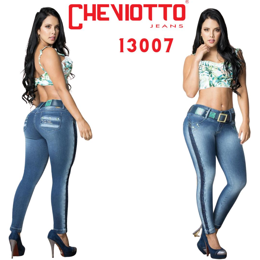 Ref. 001 -13007 Jean Skiny Con Bolsillos Traseros - Ropa Colombiana