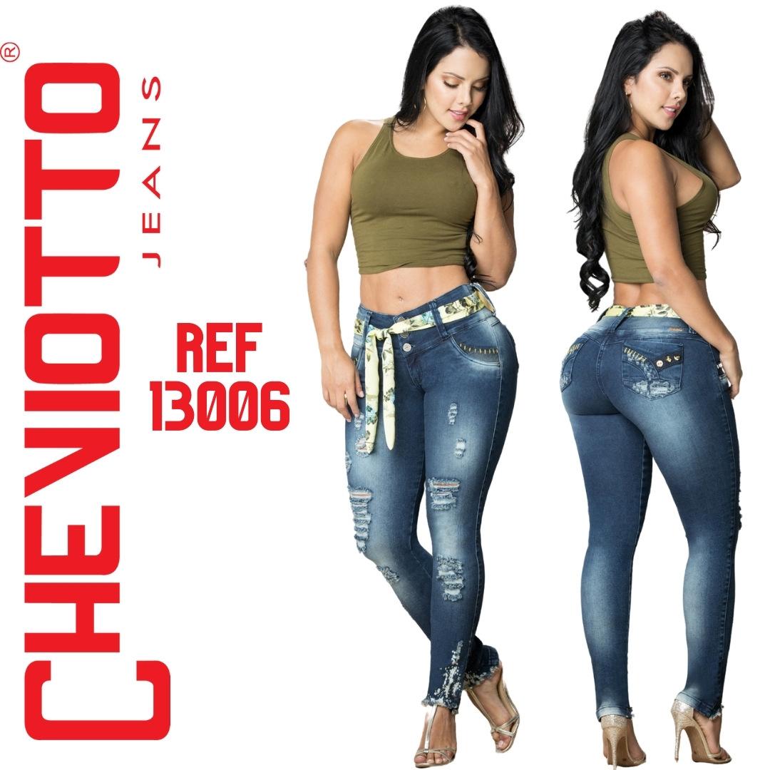 Ref. 001 -13006 skiny Jean con bolsillos - Ropa Colombiana
