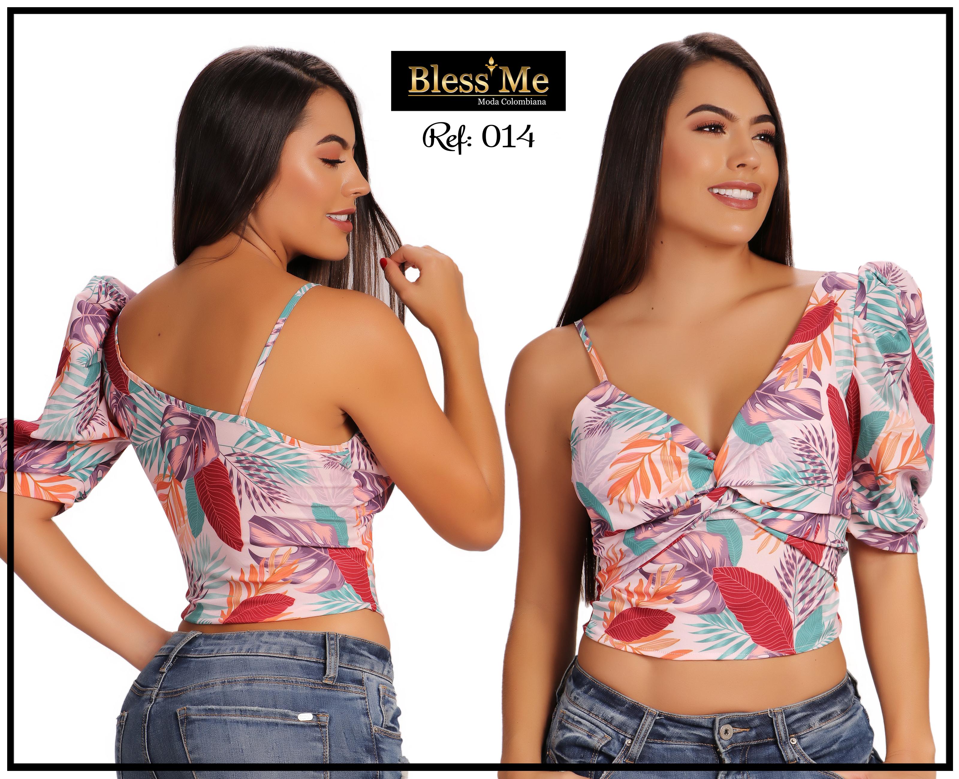 Ref. 058 -BM014 Blusas Colombianas de Moda - Ropa Colombiana