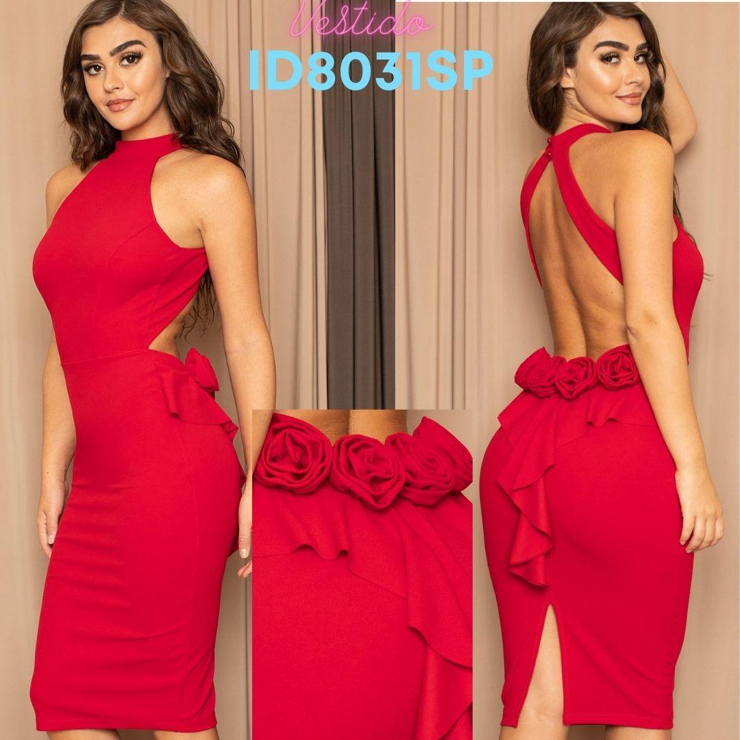 Ref. 003 -ID8031SP Vestido de fiesta de Los Angeles - Ropa Colombiana