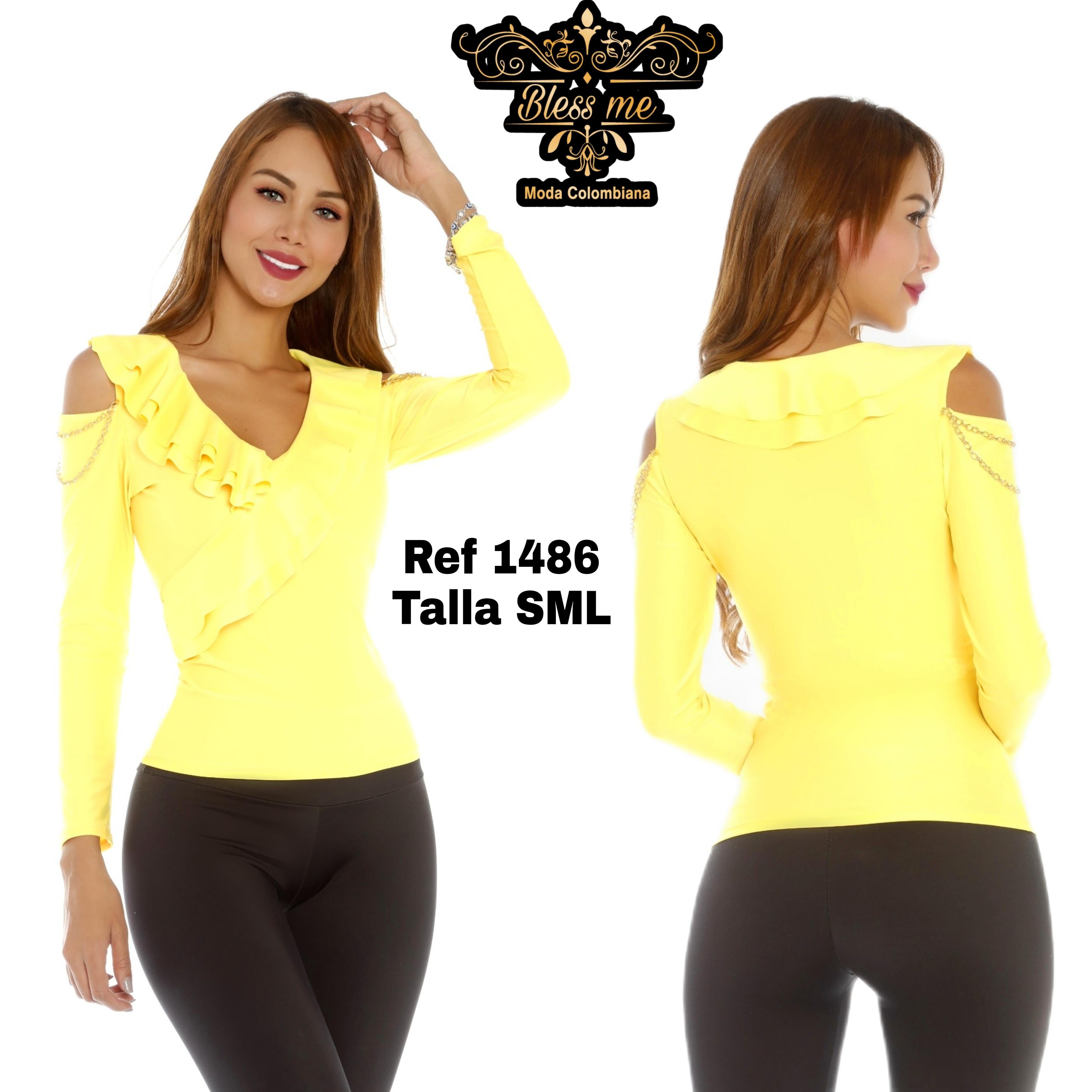 Ref. 058 -BM1486 Blusa para dama con diseño exclusivo - Ropa Colombiana