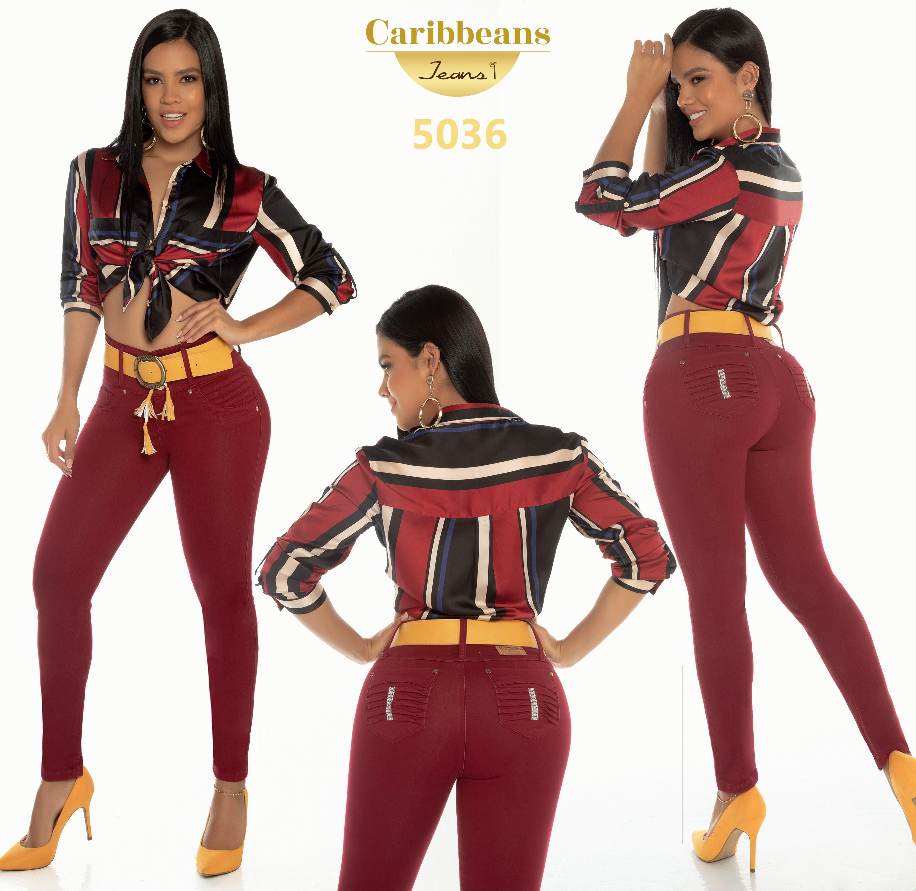 Ref. 041 -CB5036 Jeans Levantacola originales Colombianos