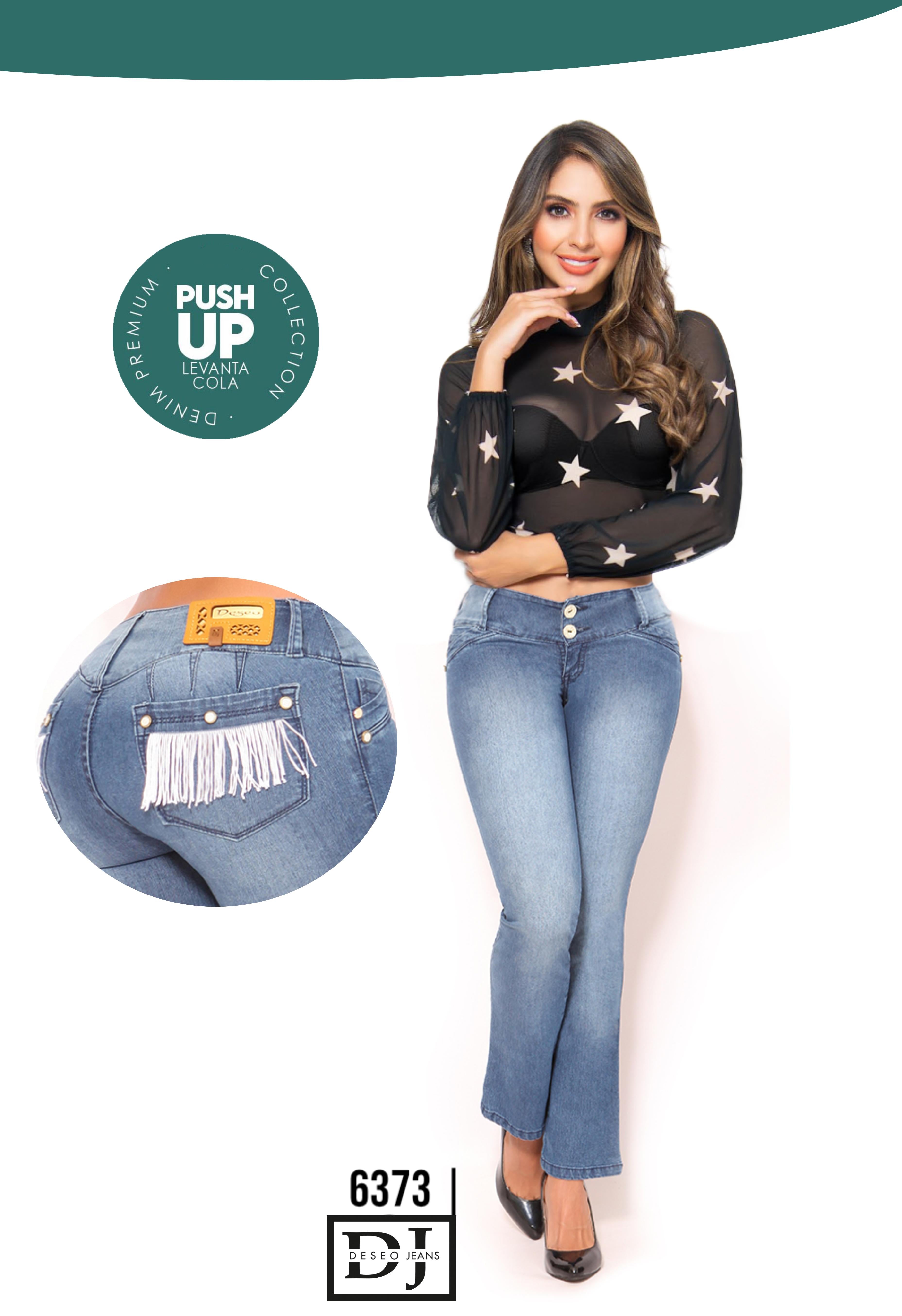 Ref. 006 -6373 JEANS LEVANTACOLA COLOMBIANO - Ropa Colombiana